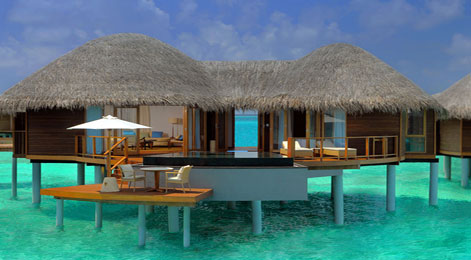 Maladewa rumah  diatas  Air  Wisata Foto  Dunia
